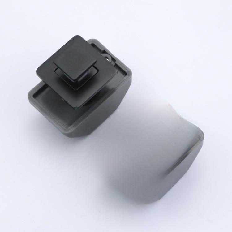 Zinc Alloy Wall Cabinet RV Handle with Hidden Button Lock