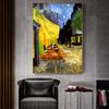 Canvas Van Gogh Kerbside Cafe Painting Night Scenery Print Home Decor Wall Art Modular Picture Watercolor Poster For Living Room No Frame