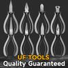 Pliers Tool Set Mini Pliers Repair Tool Bag Long Nose Flat Nose Bent Nose Combination Pliers Universal Remover Tool 8-Piece Set