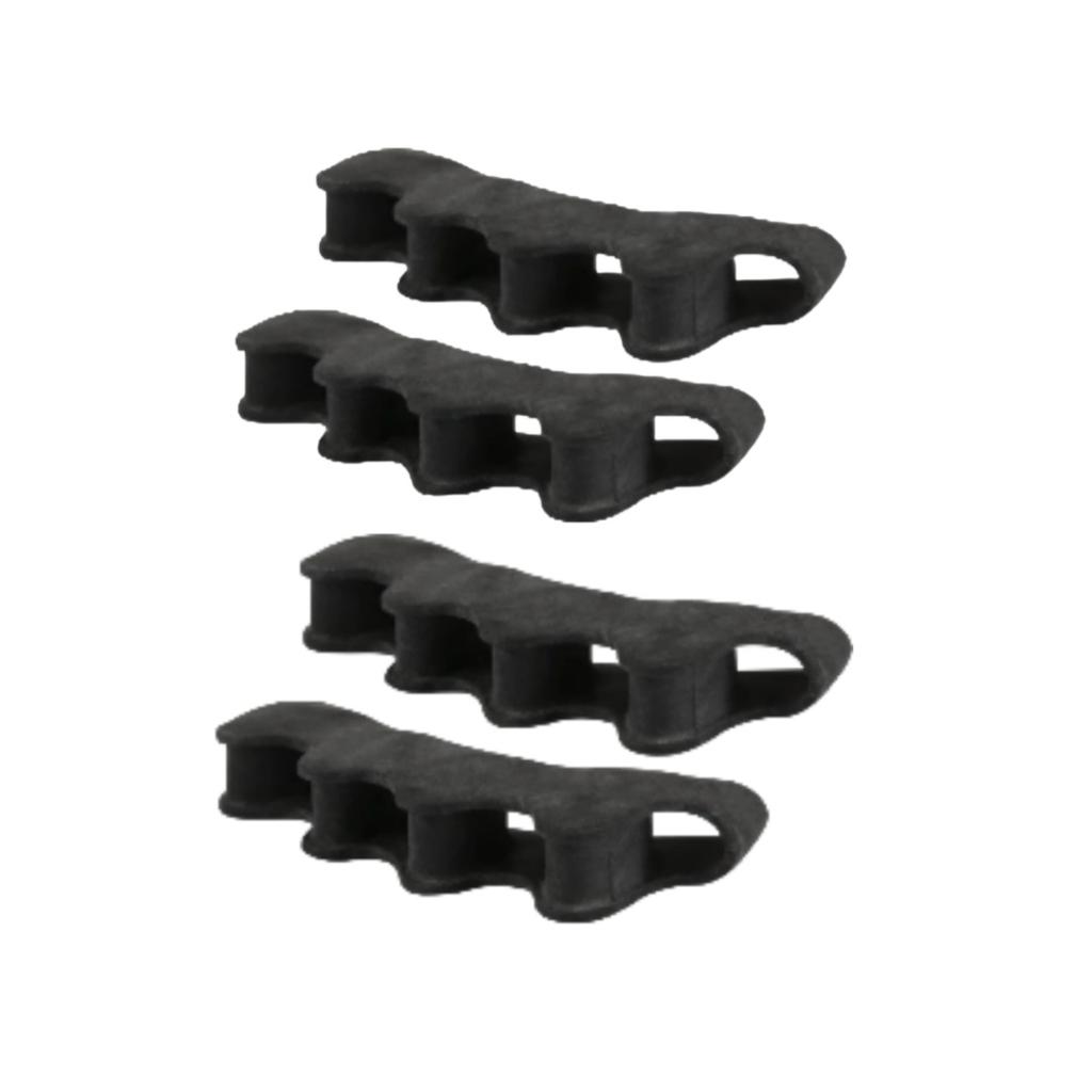2Pair Five Hole Toe Separator Hallux Valgus Orthosis Bunion Corrector Toe Straightener Overlapping Toe Separator Toe Protector