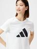 Adidas Kurzarm Sportbekleidung Future Icon Kurzarm KP608 Weißes T-Shirt T-Shirt Damen (HE0301) J/OT