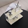 Premium Layered Acrylic Storage Rack for Cosmetics and Cups