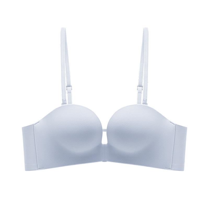 non-slip seamless bra small breasts show large cross back underwear gather and close secondary breasts comfortable thin breathable text