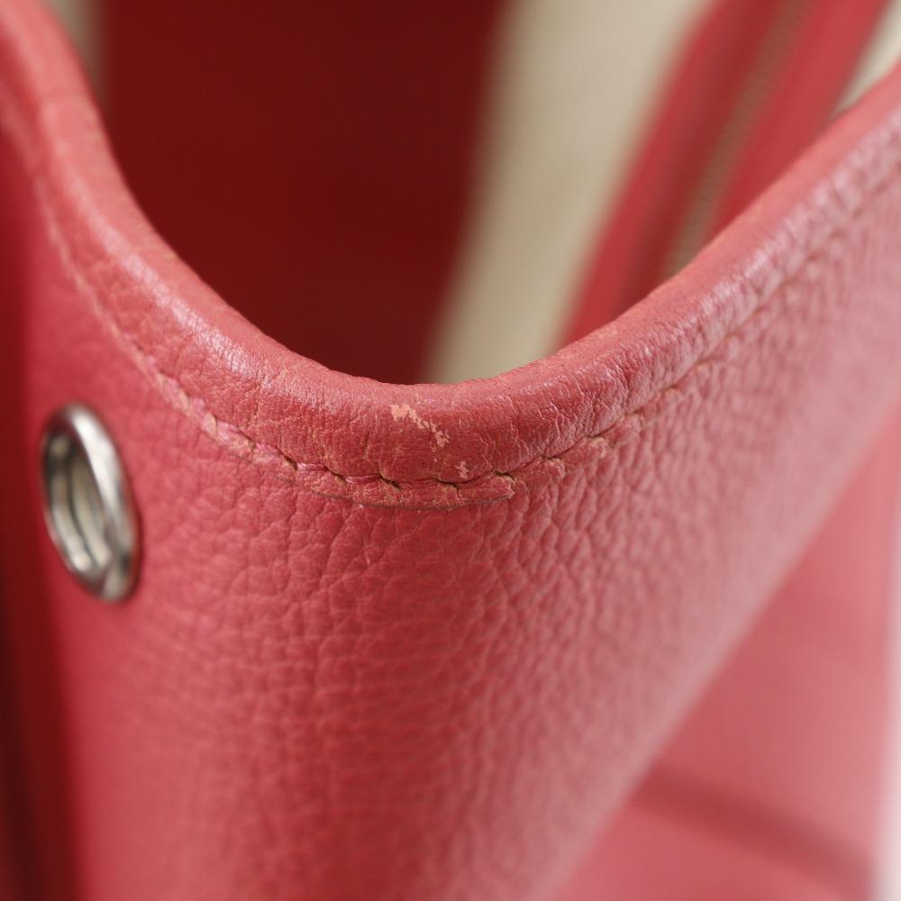 HERMES Garden party PM Tote Bag pink Negonda Women Used