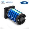KDHC-32/5*10 Ten Positions 5 Poles 32A Silver Contact Electrical Selector For CO2 Welding Machine Changeover Rotary Switch