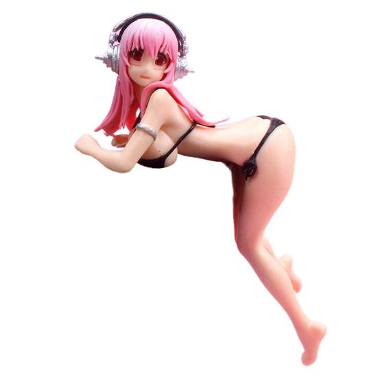 Sexy Action Figurine Detachable Super Sonico Swimsuit Figure for Collection Anime Girl Model Toy