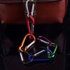 20Pcs Carabiner for Keys Chain Mini Gourd-Shaped Aluminum Alloy Keychain Clip Hook Lock Travel Hiking Camping