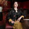 New Chinese heavy industry gourd ingot bead embroidered jacket women's high-end spring temperament top P