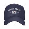 Unisex Baseball Cap South Korea EST Independence Day Wild Sun Shade Peaked Adjustable Outdoor Caps for Unisex Women