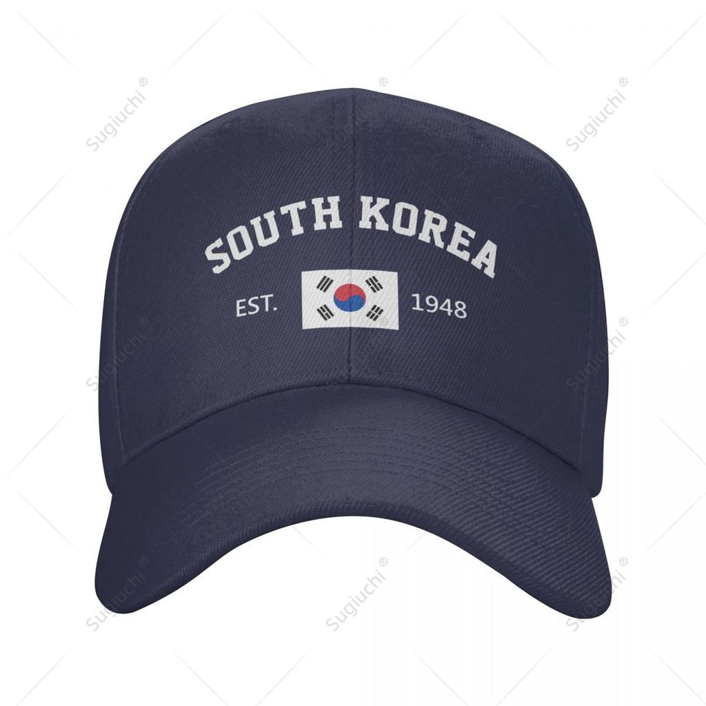 Unisex Baseball Cap South Korea EST Independence Day Wild Sun Shade Peaked Adjustable Outdoor Caps for Unisex Women