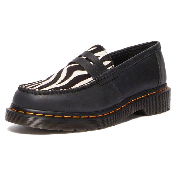 Dr. Martens British Style Fashion Trend Loafers Unisex Loafers Black 31402860