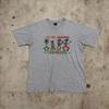 Grey Barbados Rasta Reggae graphic tee Size L