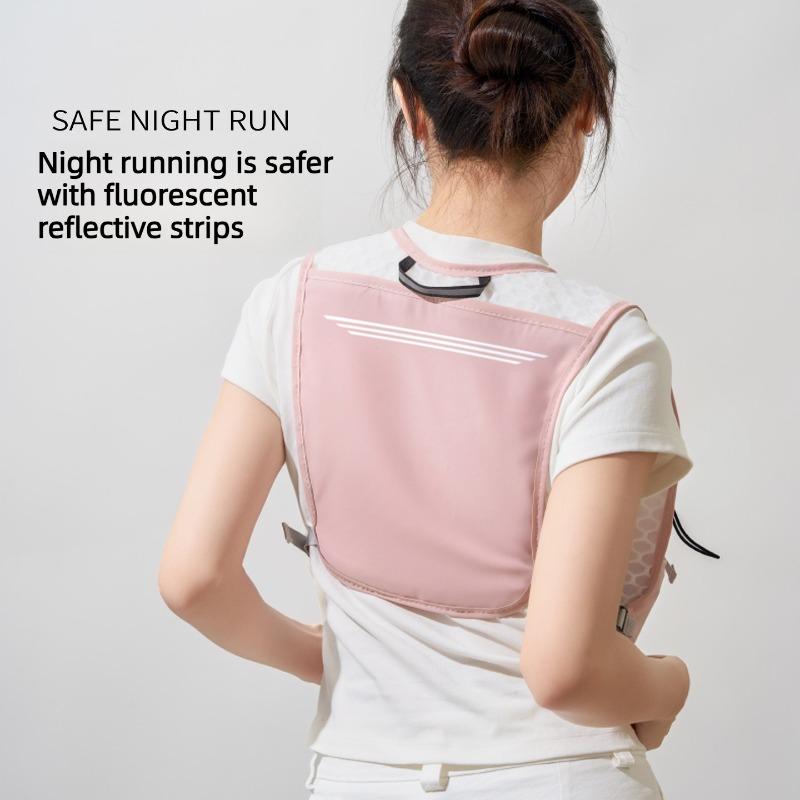 Ultralight Breathable Hydration Vest  Reflective Safety Running Vest for Men Women Adjustable Cycling Hiking Marathon Backpack