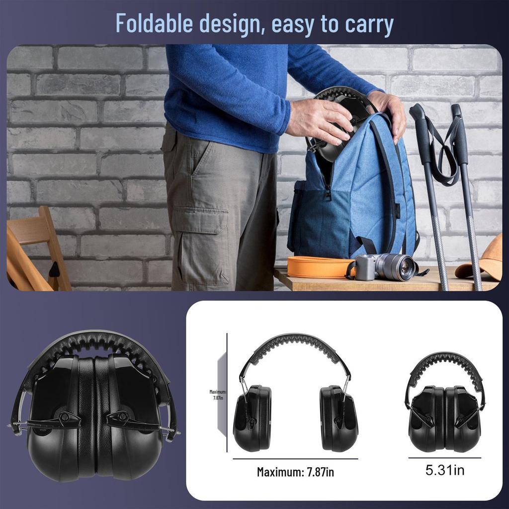 Geräuschunterdrückende Ohrenschützer für Schlaf und Arbeit