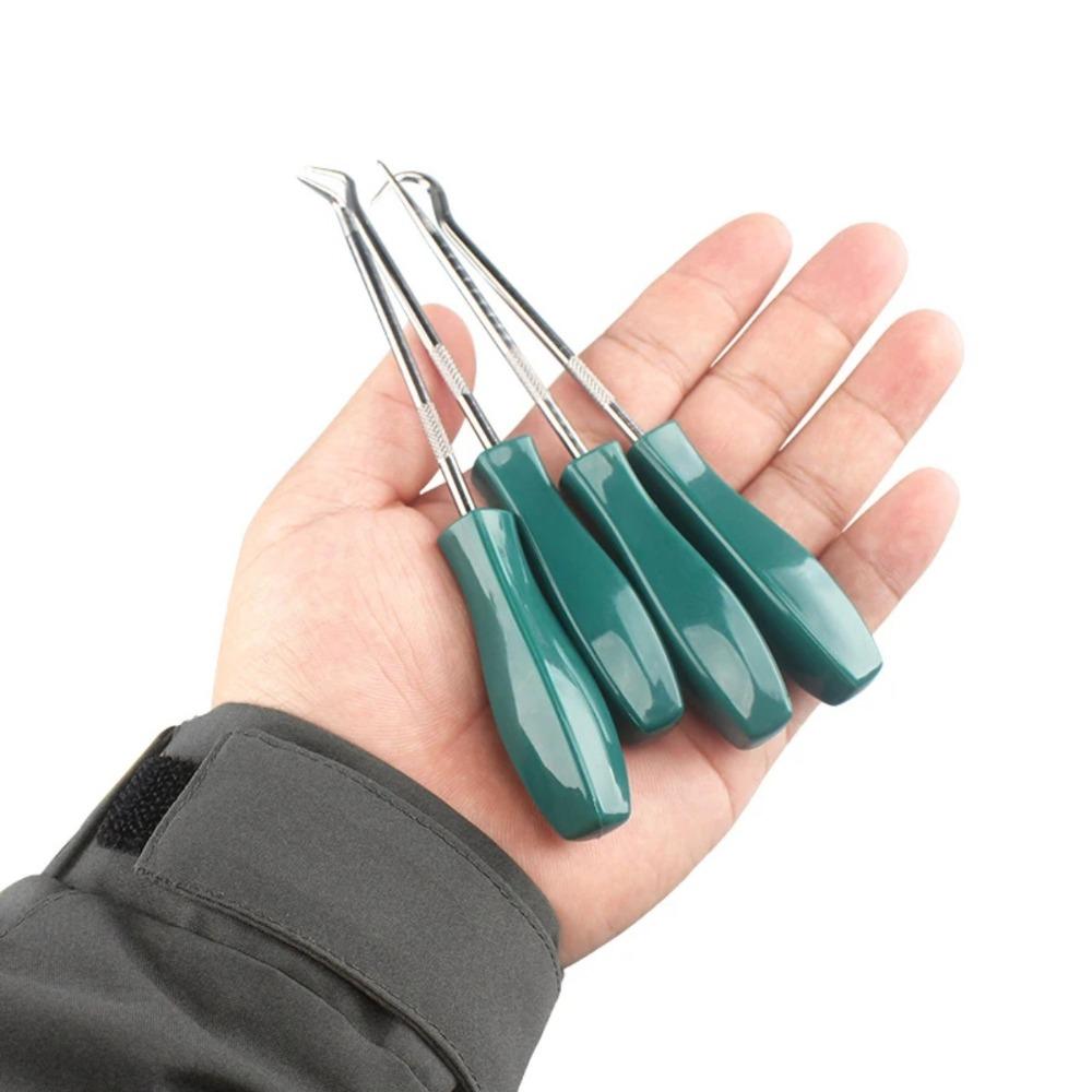 New 4Pcs/SET Car Auto Vehicle Oil Seal Screwdrivers Set O-Ring Seal Gasket Puller Remover Pick Hooks Repair Tools For Car