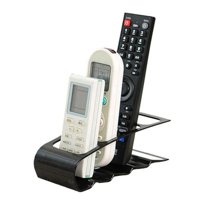 Remote Control Storage Rack with 4 Slots Heavy Duty Plastic Anti-slip Multi-purpose TV Air Conditioner Remote Stand Holder Desktop Organizer Rack