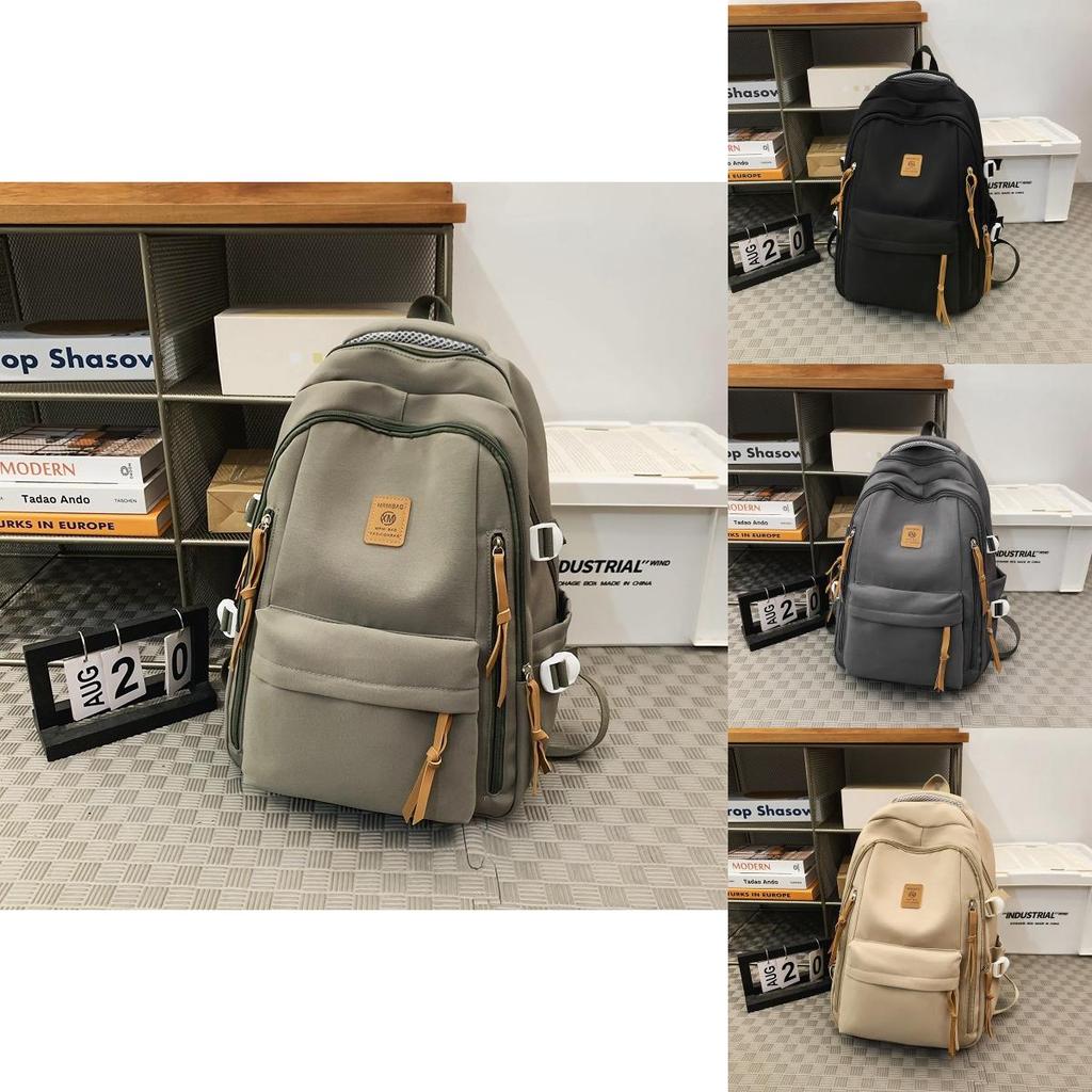 Casual Travel Nylon Backpack With Heavy Load Compression For College Students And Teenagers