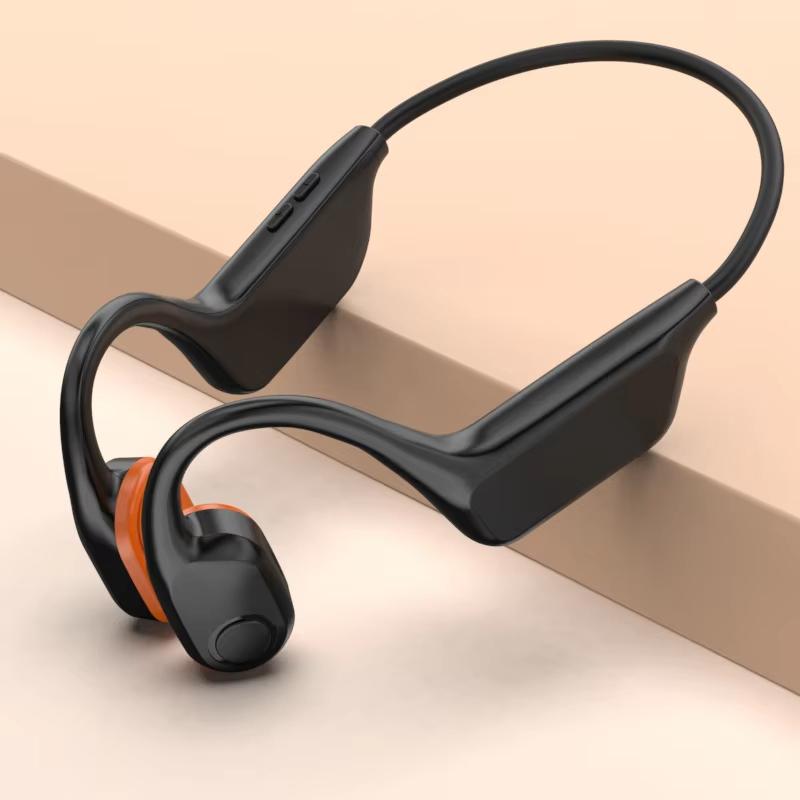 Open-Ear Bone Conduction Bluetooth Headphones with Extra-Long Battery Life Perfect for Running, Cycling Swimming  Sports