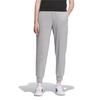 Adidas Neo Solid Color Lace-Up Casual Tapered Knit Sports Pants Women Pants Gray IK2441