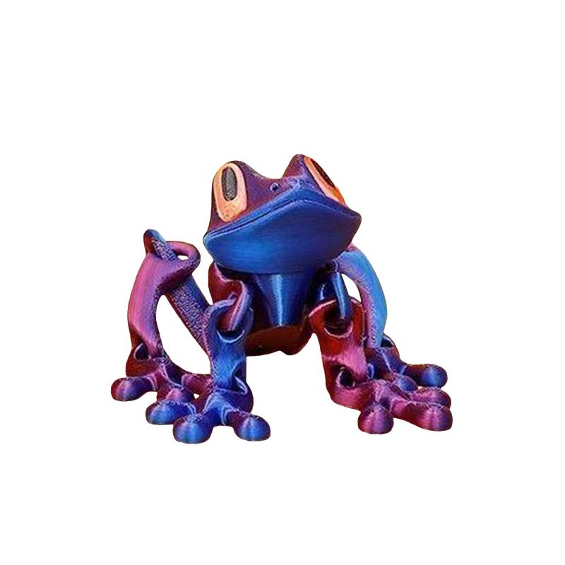 

3D Печать Магнитная Присоска Лягушка Магнит на Холодильник Подвижное Украшение Светящаяся Игрушка Лягушка Милый Оригинальный Креатив Домашнее Украшение