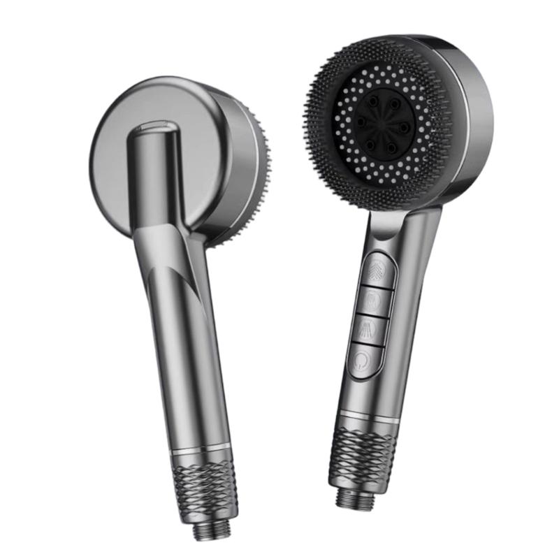 Water Saving High Pressure Filter Shower Head 4 Sprays Setting Massage Hand Showerhead For Enhanced Bath Experience