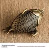 Retro Carved Alloy Hollow Incense Burner Stickless Powder Incense Holder Elegant Aromatherapy Decor for Entryway Living Room