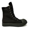 Quality Designer High Top Board Shoes Thick Sole Brand  Heightened Black Shoes Versatile Canvas Shoes Women's Boots