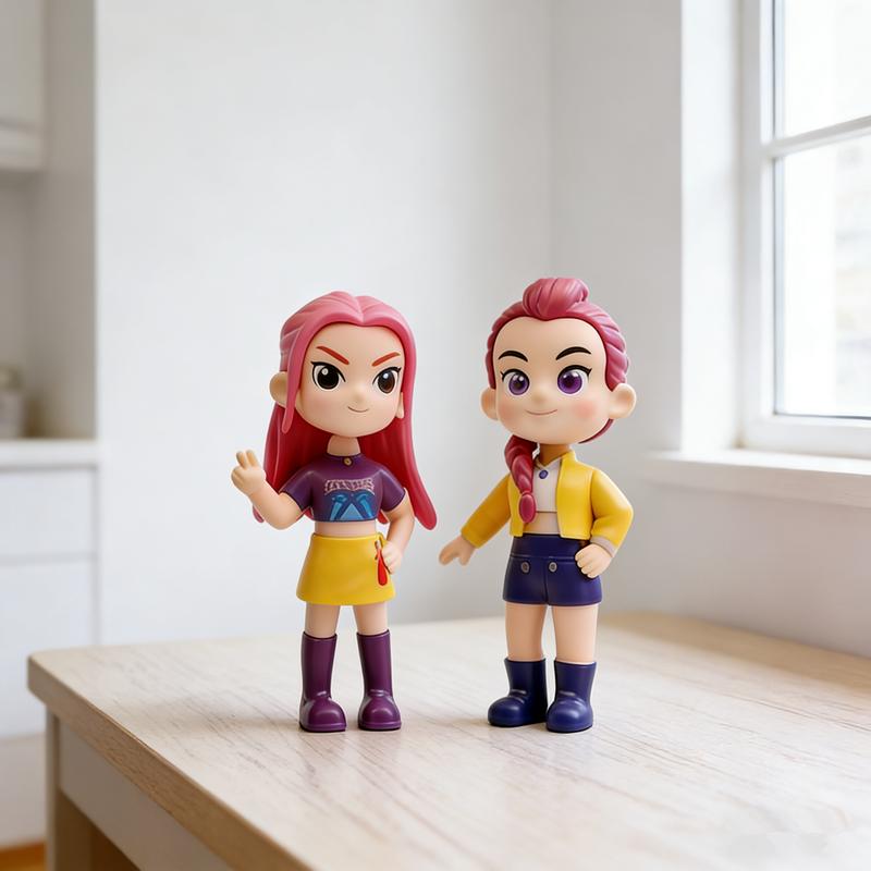 2026 Heiß Kpop Teufelsjäger Rumi Zoe Mira Anime Polyvinylchlorid Charakter Sammlung Schreibtisch Schmuckstücke Kinderspielzeug Geschenk