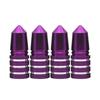4pcs Aluminum Anodized Tire Valve Caps Motorcycle Electric Vehicle Valve Core  for Car SUV Truck