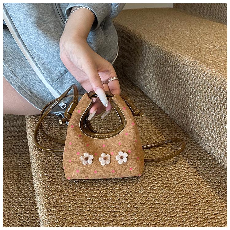 Kids' High-End Retro Polka Dot Crossbody Handbag: Parent-Child Matching Bag