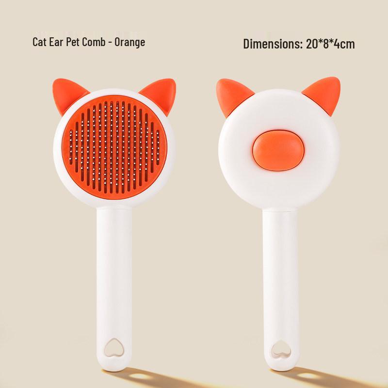 Haustierkamm für Katzen & Hunde - Dichte Zahnoberfläche für Bichon, Teddy und Flohentfernung