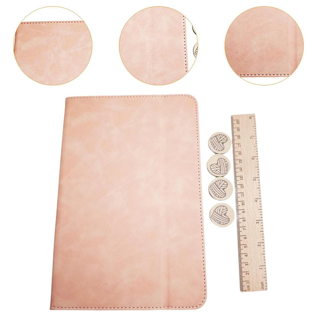 Crochet Knitting Progress Keeper Foldable Pattern Holder with Ruler for Hobby Knitting Accessories and Supplies