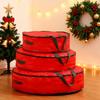 Borsa Porta Decorazioni Natalizie Rotonda Grande Capacità Contenitore Porta Palline Decorazioni Albero di Natale Organizzatore Oggetti Vari Natalizi