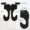 20 Pieces Metal Drop Ceiling Hooks Stainless Steel Ceiling Hanger T-Bar Track Clip Suspended Ceiling Hooks for Hanging Plants Office Classroom