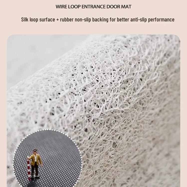 High Elastic Silk Ring: Xiaohongshu Bestseller Irregular Cartoon Shape Entrance Doormat