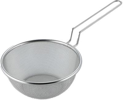 Shimomura Kikaku Stainless Steel Colander with Made In Dishwasher Can Be Set In Small for Single 44213 Handle, 16cm, Japan, Safe, Pot, Serving,