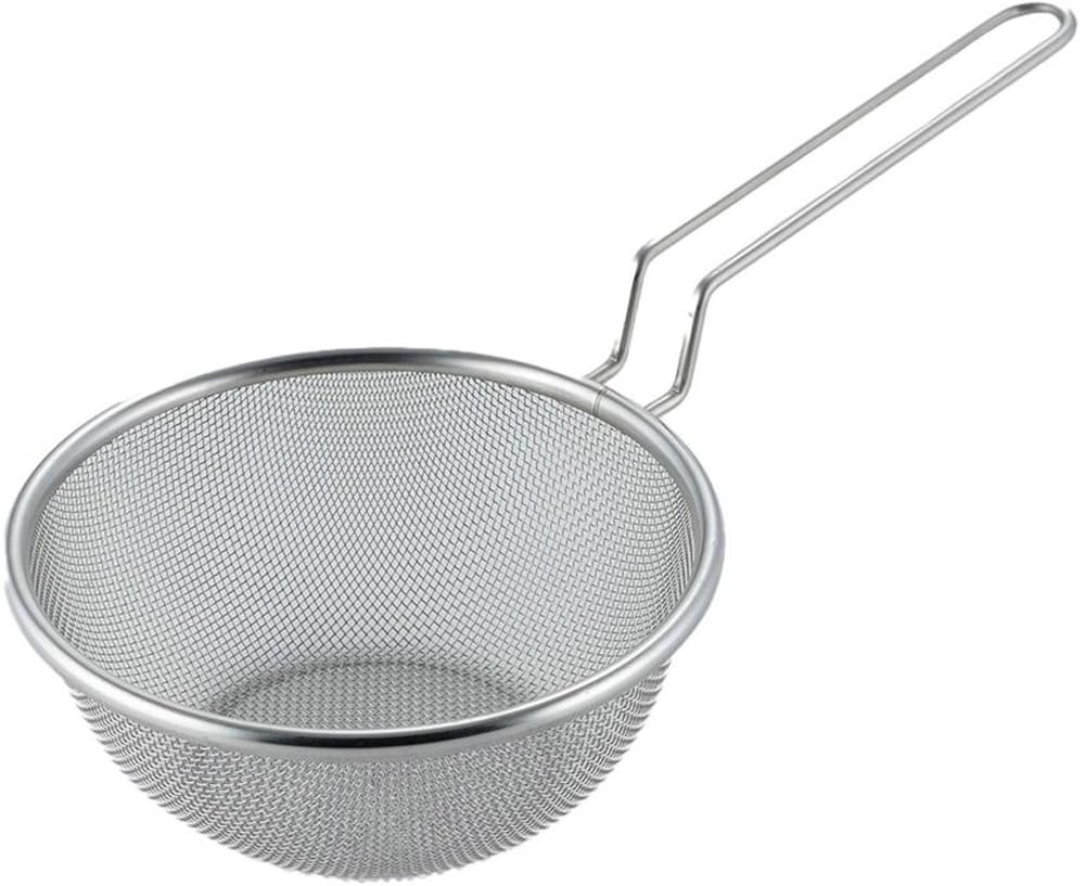 

Шимомура Кикаку Нержавеющая сталь Дуршлаг с Поддоном Можно Установить в Маленькую для Одного 44213 Ручка, 16 см, Япония, Безопасный, Кастрюля, Подача,