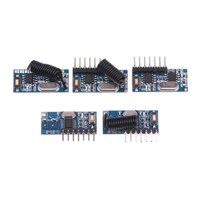 RX480E-4 433mhz Wireless Coding Transmitter Decoding Receiver Module 4 CH Output for 433Mhz Remote Controller DIY