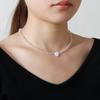Jewelry Windshield Crystal Handmade Beaded Necklace Women'S Light Luxury High-End Clavicle Chain