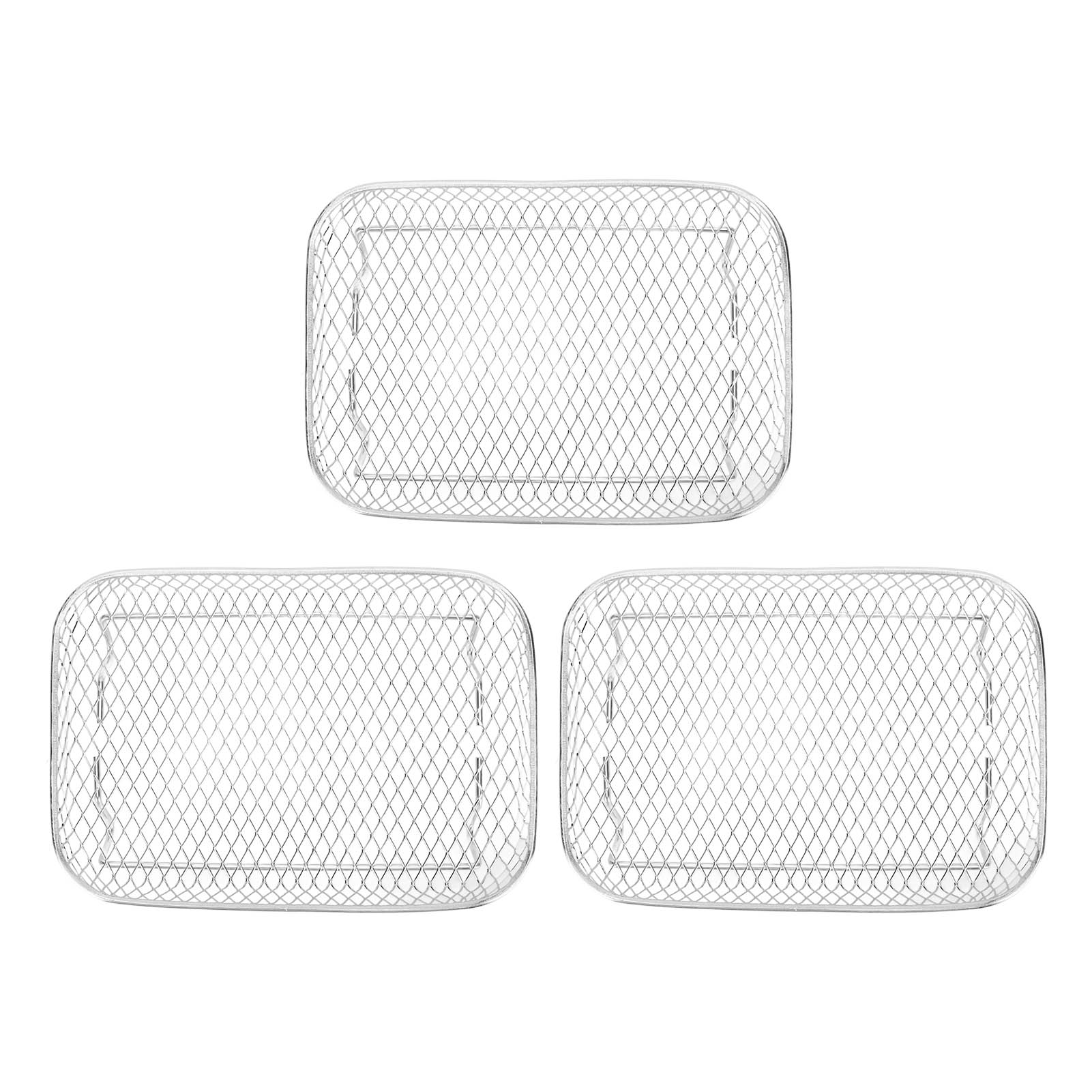 

3 Layer Fryer Grilling Rack Stainless Steel Fryer Stakable Racks Household Kitchen Accessories