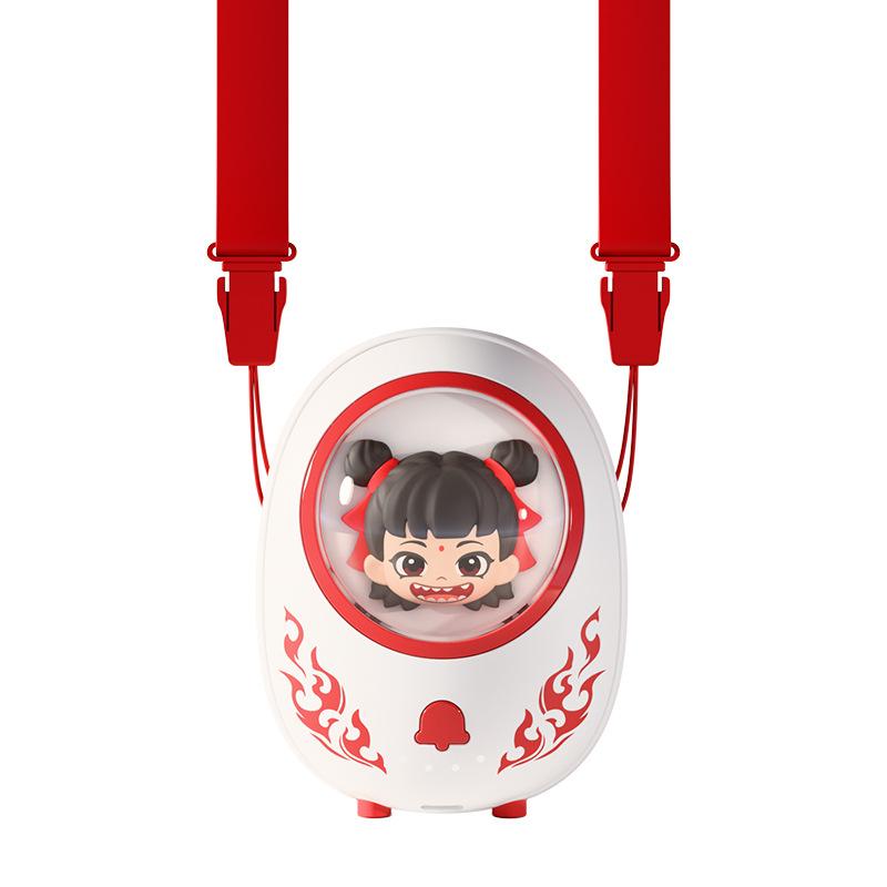 Portable Mini Neck Fan Home Summer Air-cooled Neck Hanging Fans for Outdoor Silent Neckband Wearable Sports Running Travel USB-C