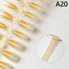 30Pcs Nails Handmade Gradient Cat'S Eye Press On Fake Nails Medium Short Nail Tips Popular Design Decoration Flower Full Cover
