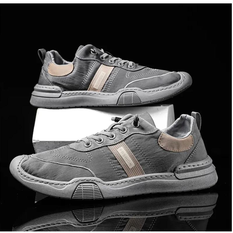 New Mens Ice Silk Canvas Shoes Breathable and Lightweight Shoes 2025 Male Shoes Casual Sneakers Loafers Slip on Shoes