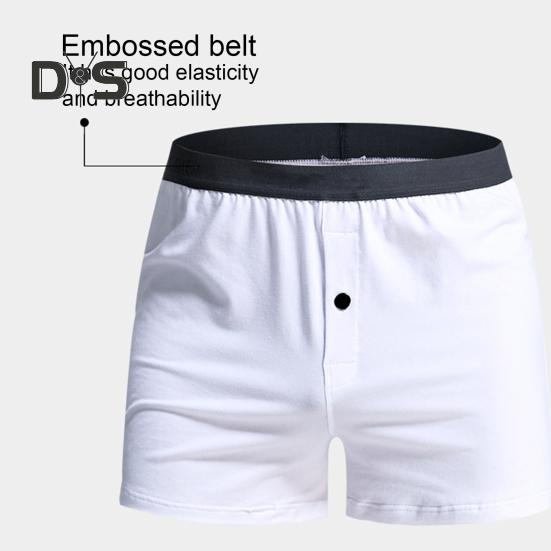 Pánské boxerské spodní prádlo Pružný pás vpředu ve střední části Dekor U-konvexní Šortky Kalhotky Pohodlné oblečení na spaní Denní nošení