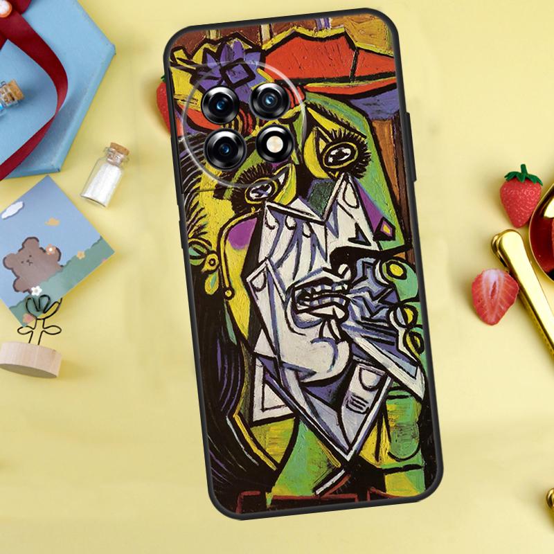 Picasso Abstract Art Painting Cover For OnePlus 13 13R 12 12R 11 10 Pro 8T 10T OnePlus Nord 4 CE 2 3 Lite N30 N20 N10 Case