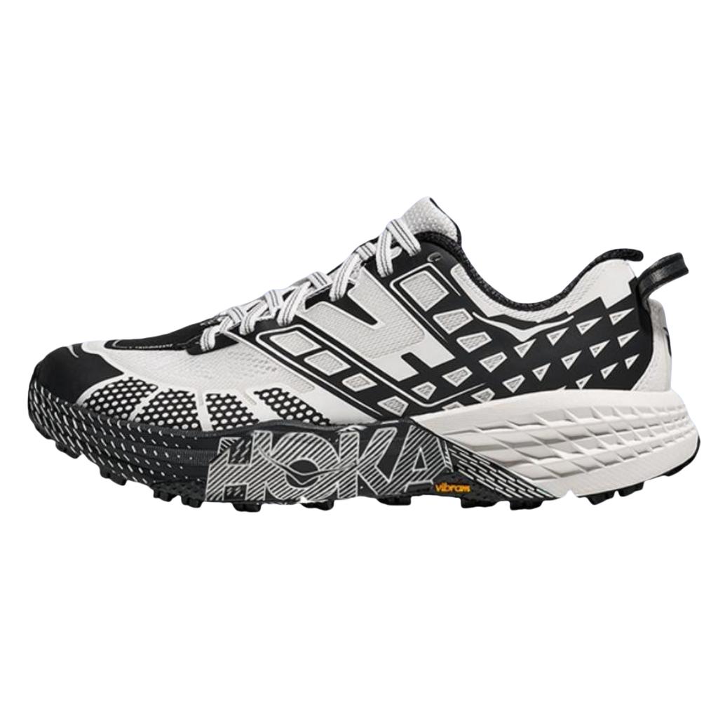 HOKA One One Speedgoat 2 Versatile Comfortable Non-Slip Breathable Supportive Balanced Low-Top Trail Running Shoes Unisex Sneaker 1162710-BKFR