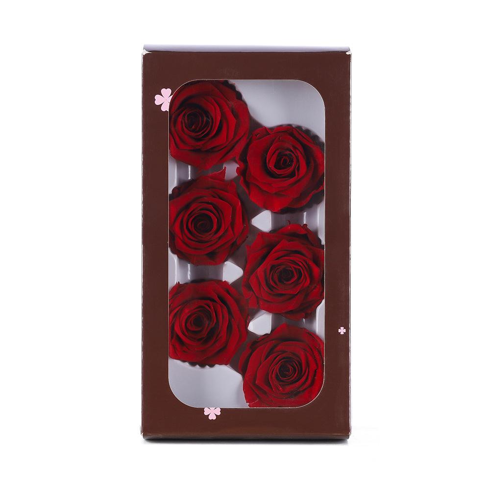 Eternal Flower Gift Box Set 2-6cm Handmade Rose Decorative Flowers, DIY Gift Flower Box