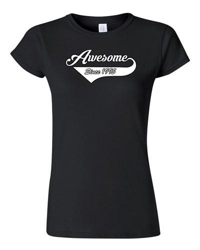 Junior Awesome Since 1995 With Tail Happy Birthday Gifts Funny DT T-Shirt Tee Unisex T-Shirt XXXXL