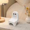 Anti-slip Phone Stand 3D Printed Holder, Ghost Chair Shape Compact Stand, Kitchen Holder Portable Anti-Slip Decorative for Home Office Travel