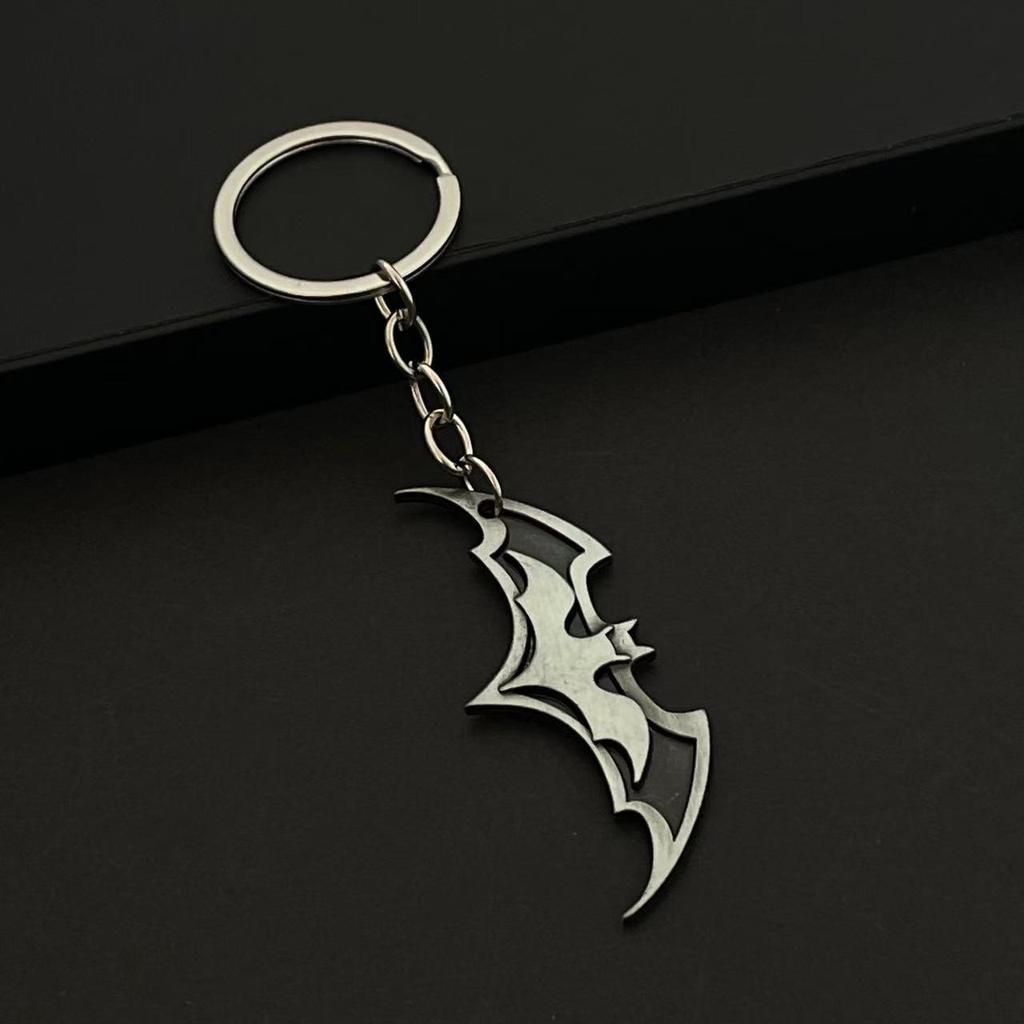 Batman Peripheral Cartoon Keychain Movie Series Car Keychains Anime Doll Men Birthday Gift Halloween
